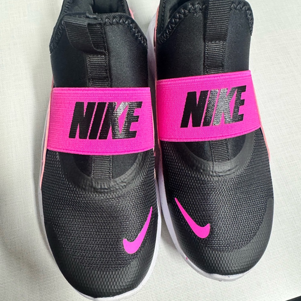 Nike Kids Black and Pink Sneakers